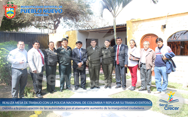MESA DE TRABAJO CON POLICIA DE COLOMBIA